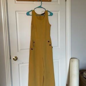 Mustard Yellow Wide Leg Jumpsuit